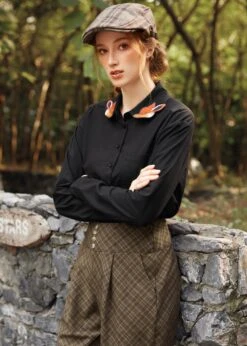 Written In The Stars Collar Shirt 9 Written In The Stars Collar Shirt -Sway & Shine Fashion Sales Store 207651 BLK HP 2 2