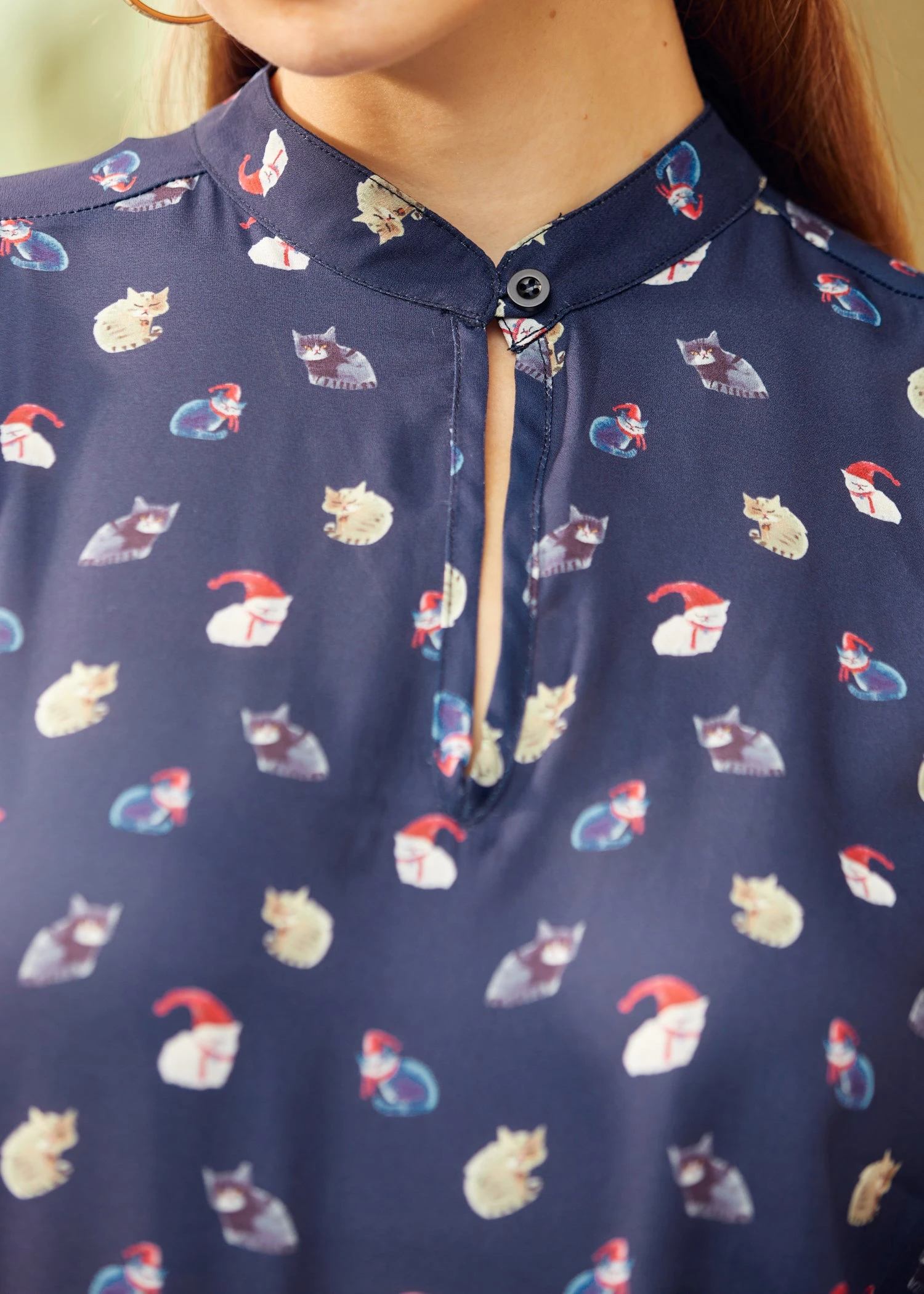 Vintage Vogue Puff Shoulder Blouse 3 Vintage Vogue Puff Shoulder Blouse - Image 3