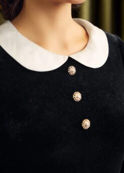 Twirling In Time Fit & Flare Dress -Sway & Shine Fashion Sales Store 207755 BLK 7