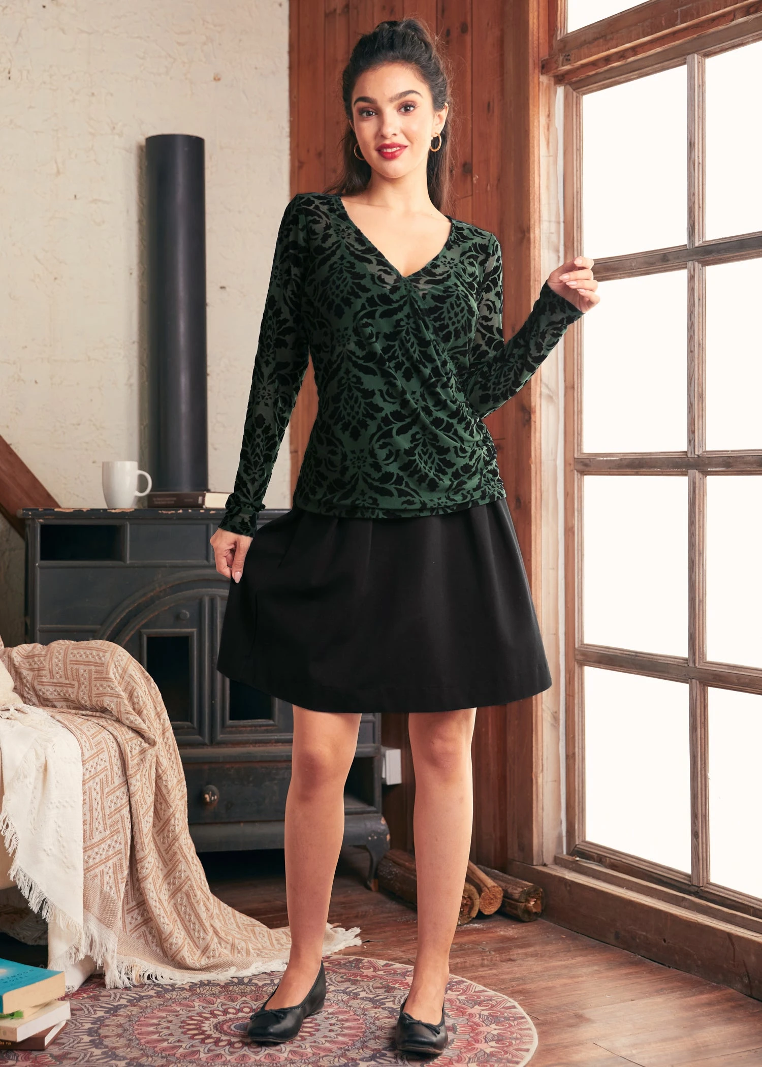 Vintage Vagabond V-Neck Top 1 Vintage Vagabond V-Neck Top