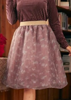 Alpine Dream Dirndl Skirt -Sway & Shine Fashion Sales Store 207776 Lavender 4