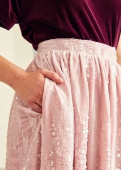 Blush Of Dawn Dirndl Skirt 19 Blush Of Dawn Dirndl Skirt -Sway & Shine Fashion Sales Store 207778 LIGHTPINK 7