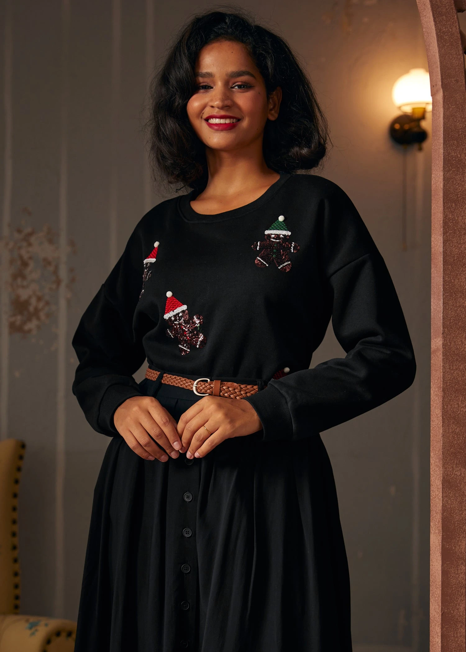 Whimsical Gingerbread Man Sweatshirt 10 Whimsical Gingerbread Man Sweatshirt - Image 10