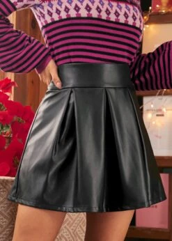Swingin' Rhythms Flippy Skirt 10 Swingin' Rhythms Flippy Skirt -Sway & Shine Fashion Sales Store 207881 BLK 6