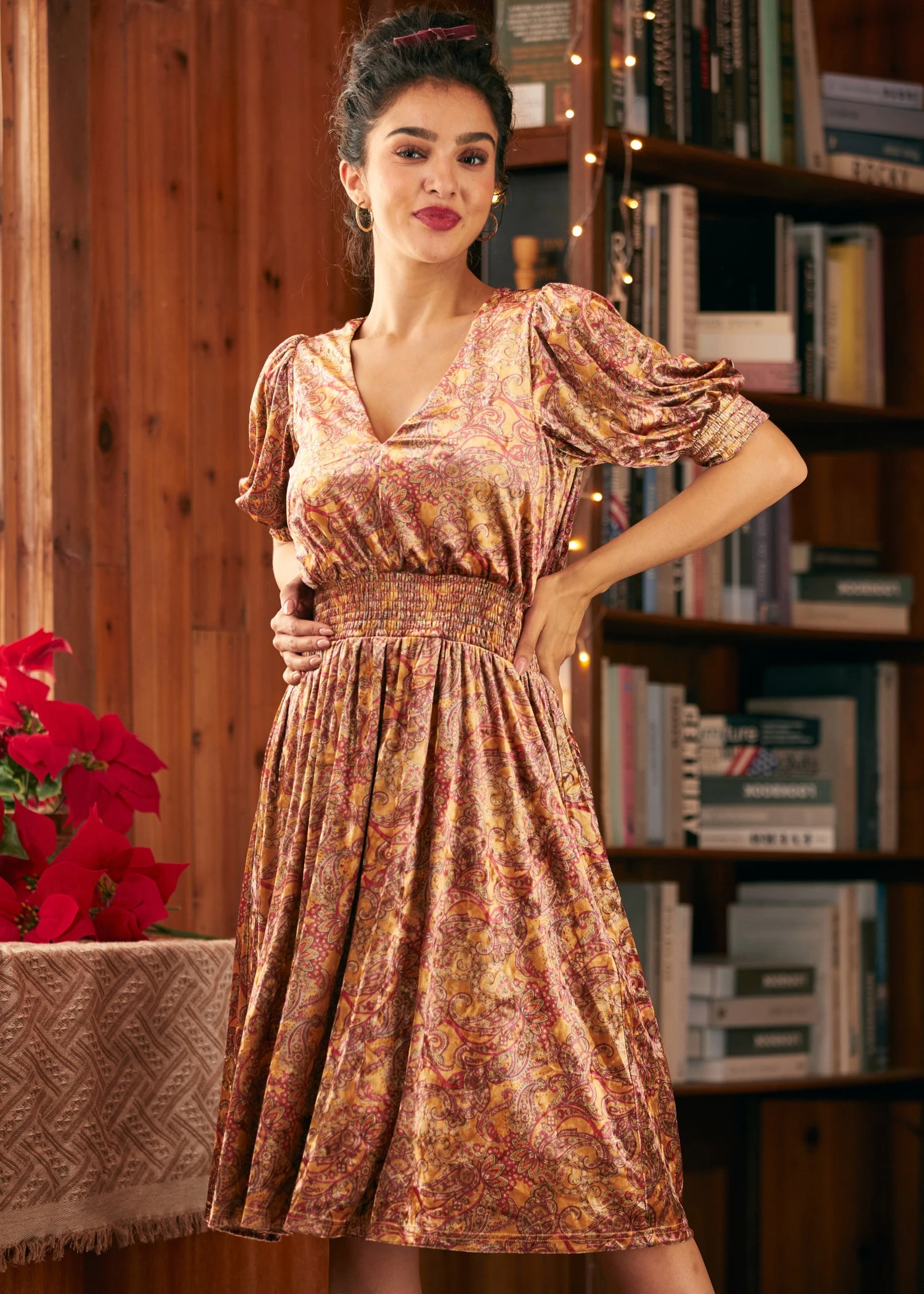 Bohemian Rhapsody Balloon Sleeve Dress 2 Bohemian Rhapsody Balloon Sleeve Dress - Image 2