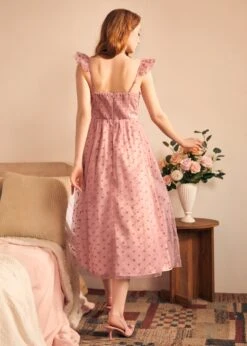 Midsummer Flutter Fit & Flare Dress -Sway & Shine Fashion Sales Store 207888 PINKCHANPING 3