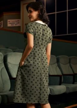 Pretty At The Pumpkin Patch Shirtwaist Dress 10 Pretty At The Pumpkin Patch Shirtwaist Dress -Sway & Shine Fashion Sales Store 207903 Green 3