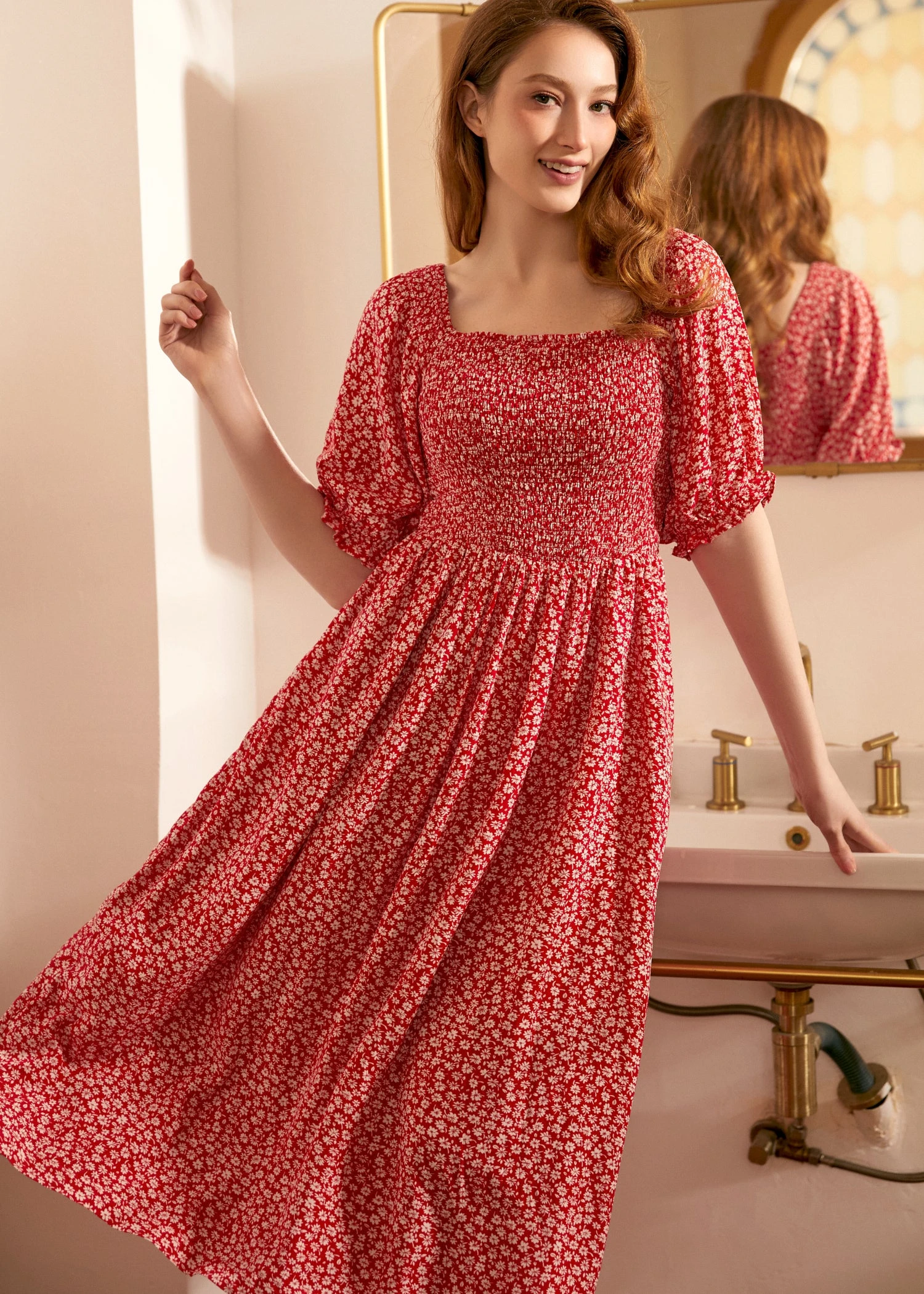 Lilting Love Short Sleeve Babydoll Dress 9 Lilting Love Short Sleeve Babydoll Dress - Image 9