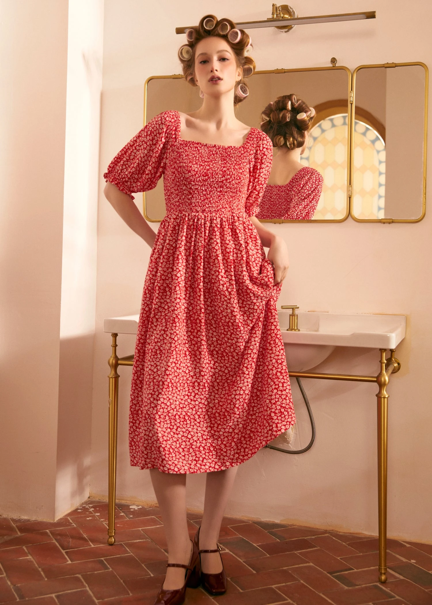 Lilting Love Short Sleeve Babydoll Dress 7 Lilting Love Short Sleeve Babydoll Dress - Image 7