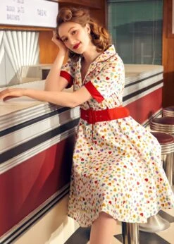 Elegant Epoch Belted Shirtdress -Sway & Shine Fashion Sales Store 207986 FALLINGHEART HP 5