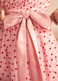 Memory Lane Fit & Flare Dress 11 Memory Lane Fit & Flare Dress -Sway & Shine Fashion Sales Store 207993 PINKGROUNDREDMOTIF HP 7