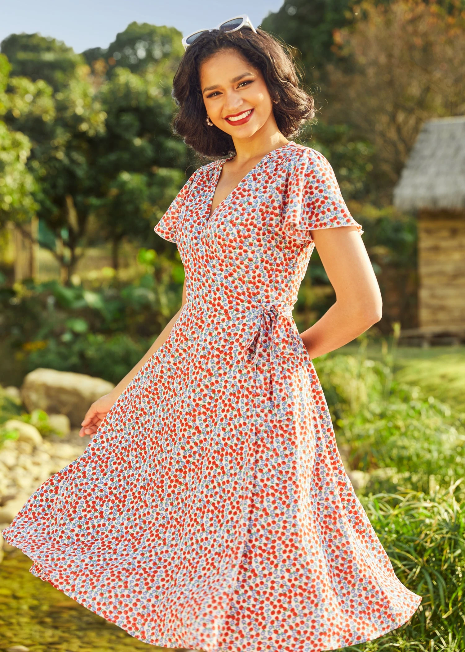 Vintage Vogue Cape Dress 5 Vintage Vogue Cape Dress - Image 5