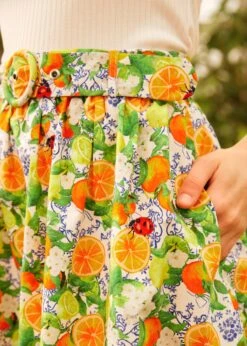 Twirl-Worthy Charm Midi Skirt -Sway & Shine Fashion Sales Store 208094 IVFL 7