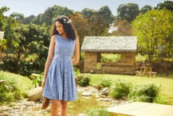 Sailor’s Reverie Fit & Flare Dress 12 Sailor’s Reverie Fit & Flare Dress -Sway & Shine Fashion Sales Store 208122 DENIMBLU 5