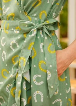 Luck Be A Lady Wrap Dress -Sway & Shine Fashion Sales Store 208123 GHS 7