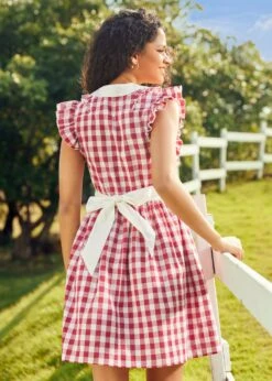 Belle Of The Ballet Collar Dress 6 Belle Of The Ballet Collar Dress -Sway & Shine Fashion Sales Store 208136 REDGHINGHAM HP 3