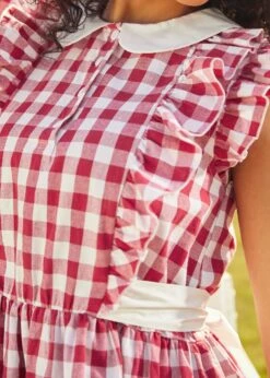 Belle Of The Ballet Collar Dress 7 Belle Of The Ballet Collar Dress -Sway & Shine Fashion Sales Store 208136 REDGHINGHAM HP 7