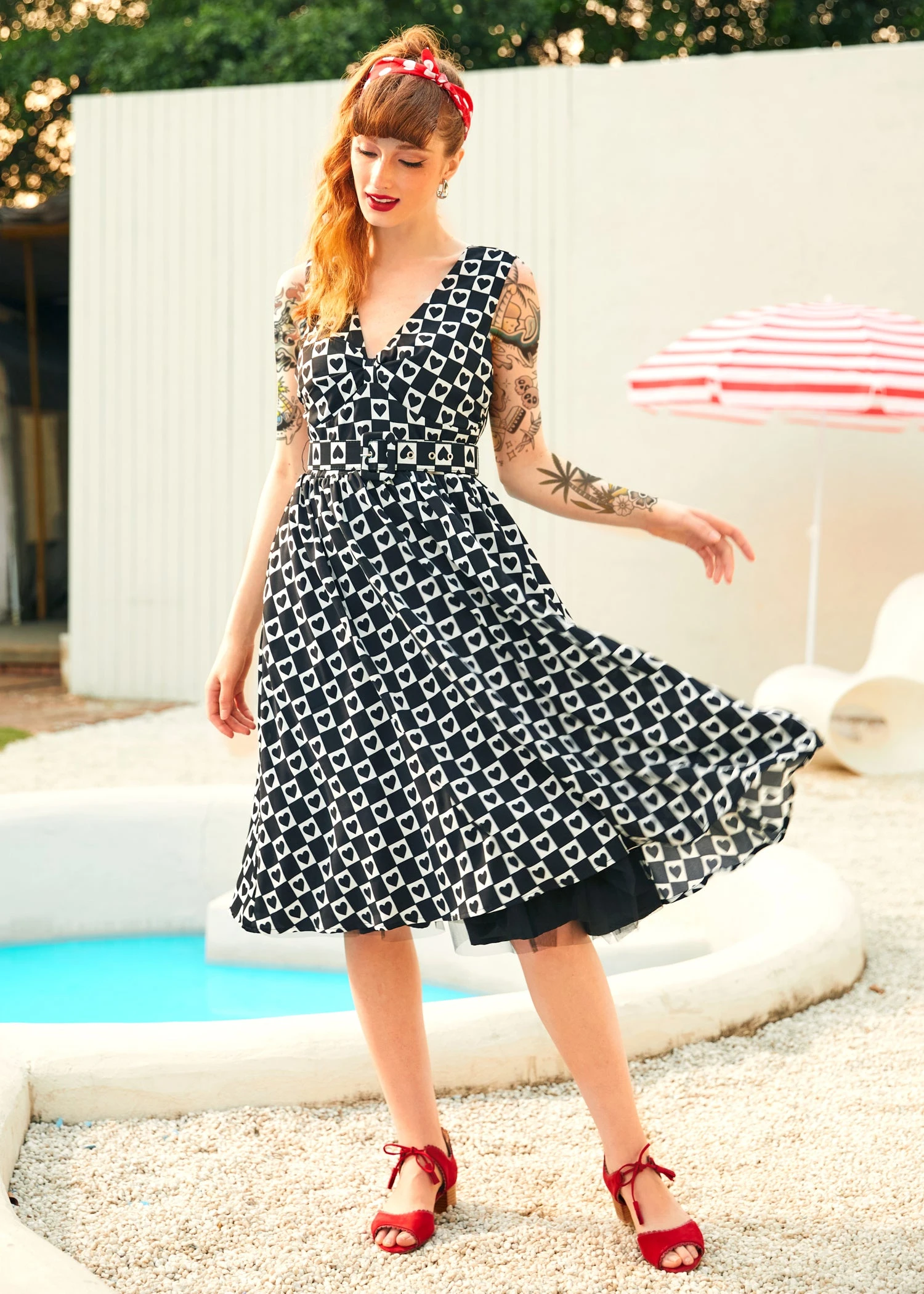 Hopeless Romantic Fit & Flare Dress 2 Hopeless Romantic Fit & Flare Dress - Image 2