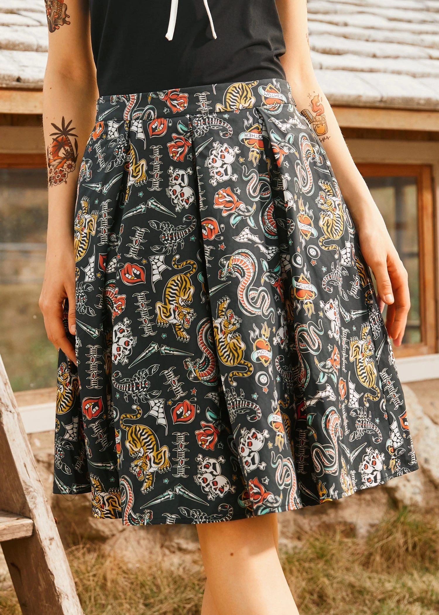 Inked & Iconic Skirt 3 Inked & Iconic Skirt - Image 3