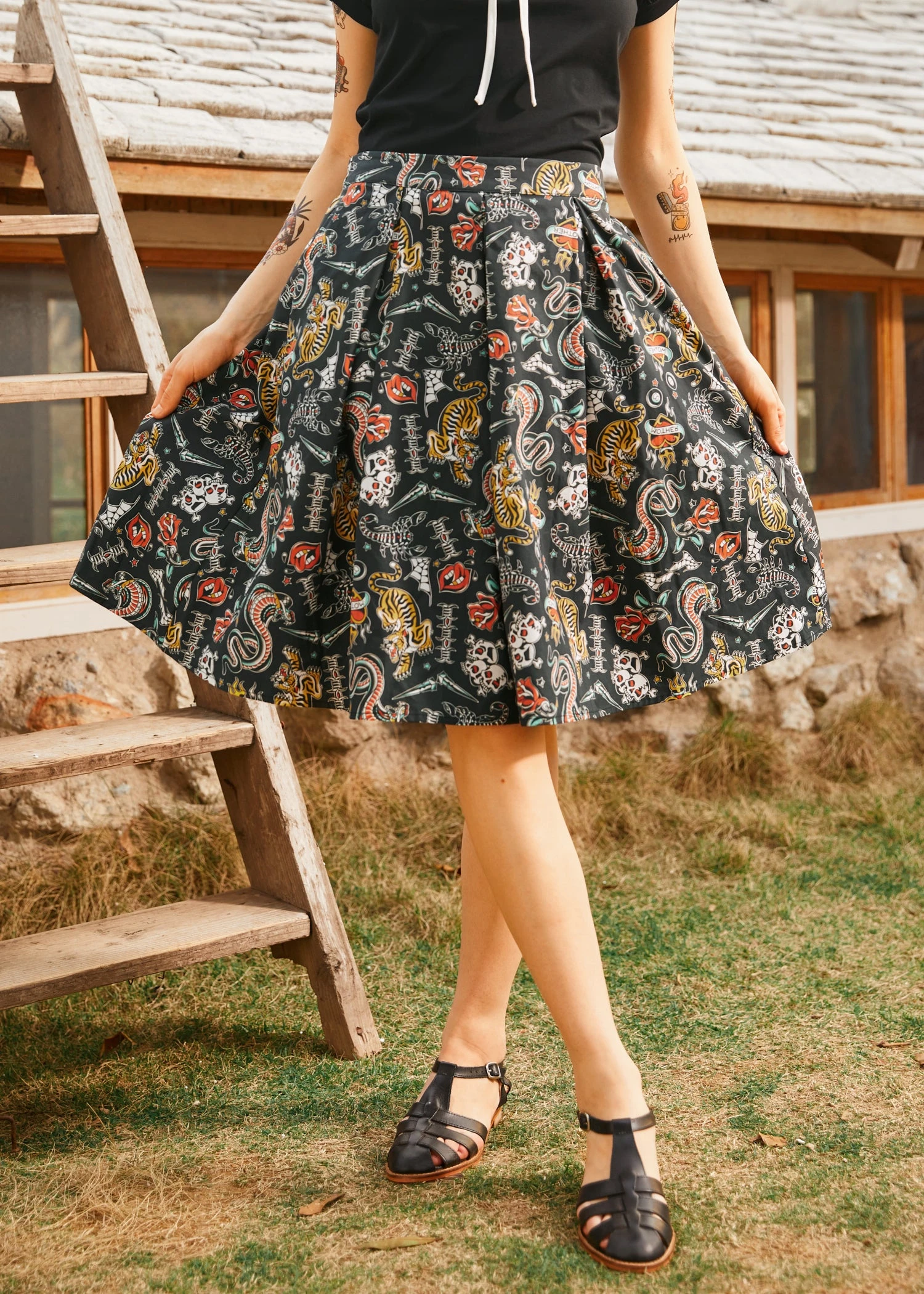 Inked & Iconic Skirt 1 Inked & Iconic Skirt