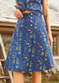 Sailor Flare Skirt -Sway & Shine Fashion Sales Store 208149 BLUTATOOSAILOR HP 6