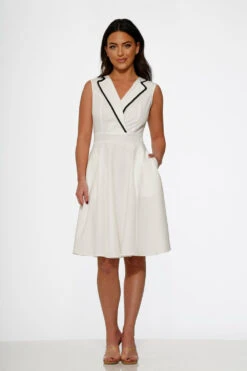 White Jenny Swing Dress 8 White Jenny Swing Dress -Sway & Shine Fashion Sales Store 21952 White Swing Dress 3