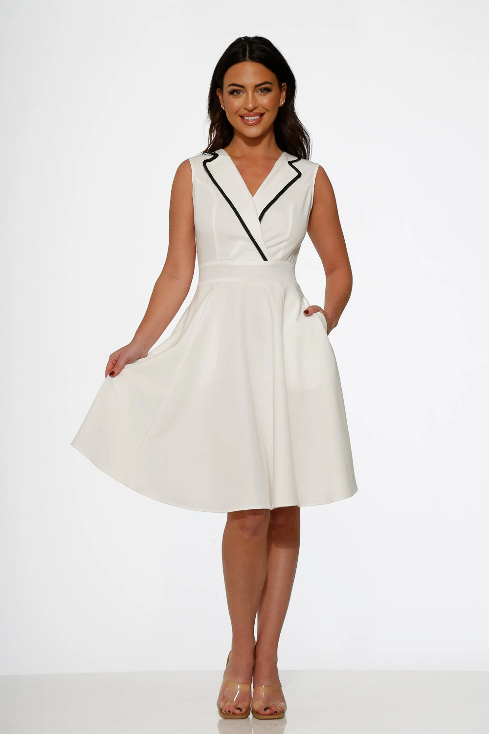 White Jenny Swing Dress 5 White Jenny Swing Dress - Image 5