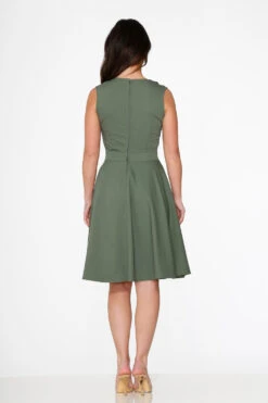 Olive Jenny Swing Dress 11 Olive Jenny Swing Dress -Sway & Shine Fashion Sales Store 21954 Green Swing Dress 12