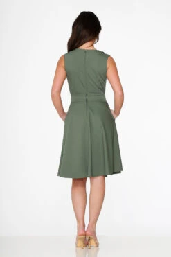 Olive Jenny Swing Dress 12 Olive Jenny Swing Dress -Sway & Shine Fashion Sales Store 21954 Green Swing Dress 15