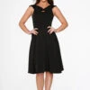 Black Occasional Swing Dress