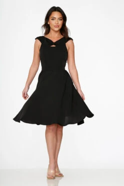 Black Occasional Swing Dress -Sway & Shine Fashion Sales Store 22030 Black Swing Dress 9