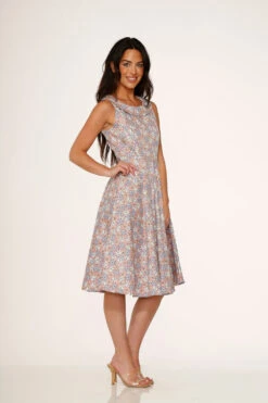 Pink Daisy Floral Swing Dress -Sway & Shine Fashion Sales Store 23241 Pink Daisy Floral Dress 7