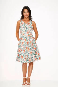 Sway & Shine Fashion Sales Store -Sway & Shine Fashion Sales Store 23870PinkFloralSwingDress 1