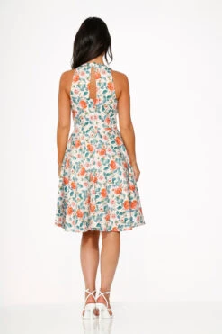 Pink Floral Swing Dress 13 Pink Floral Swing Dress -Sway & Shine Fashion Sales Store 23870 Pink Floral Swing Dress 13
