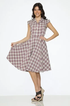 Purple Plaid Swing Dress -Sway & Shine Fashion Sales Store 32363 Purple Plaid Swing Dress 15 4c1484c4 ff7b 4cb5 9cf8 18510a1aa1bb