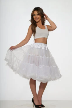 White Petticoat -Sway & Shine Fashion Sales Store 49061 White Petticoat 27 Inches 23