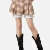 Saloon Gingham Skort