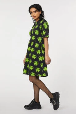 Biohazard Print Smock Dress -Sway & Shine Fashion Sales Store DGFU045305 001 5