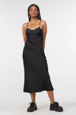 Lizzie Satin Bias Cut Dress -Sway & Shine Fashion Sales Store DGFU228005 001 1