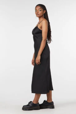 Lizzie Satin Bias Cut Dress -Sway & Shine Fashion Sales Store DGFU228005 001 5