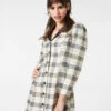 Crescent Tartan Long Sleeve Dress