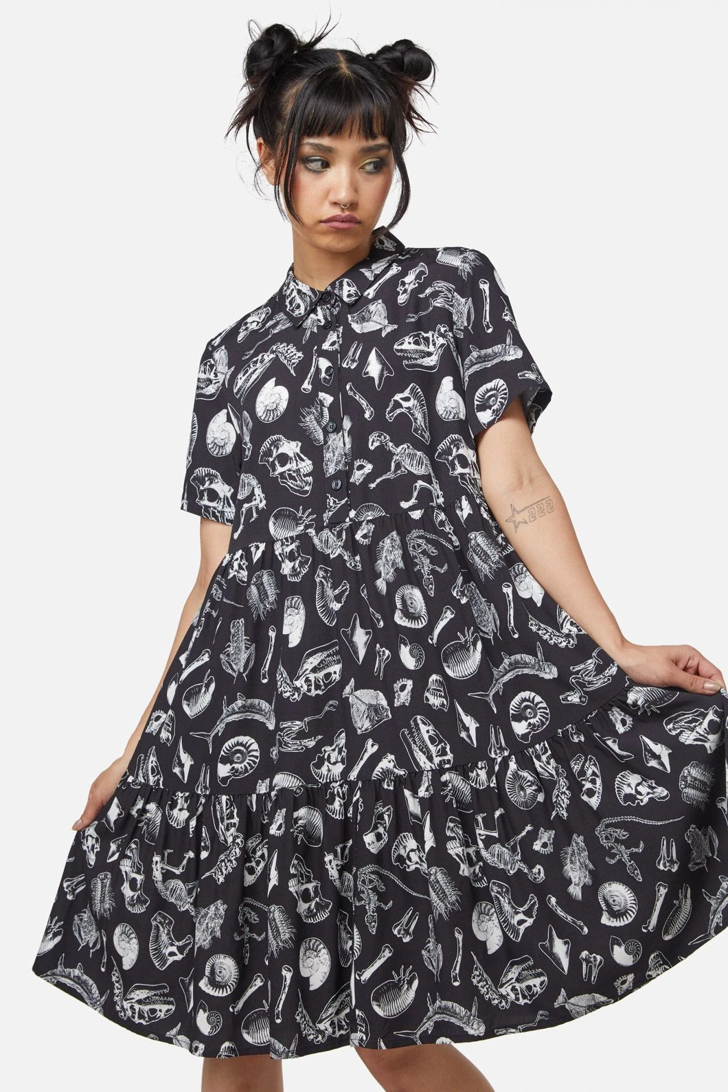 Body Fossils Printed Dress 6 Body Fossils Printed Dress - Image 6