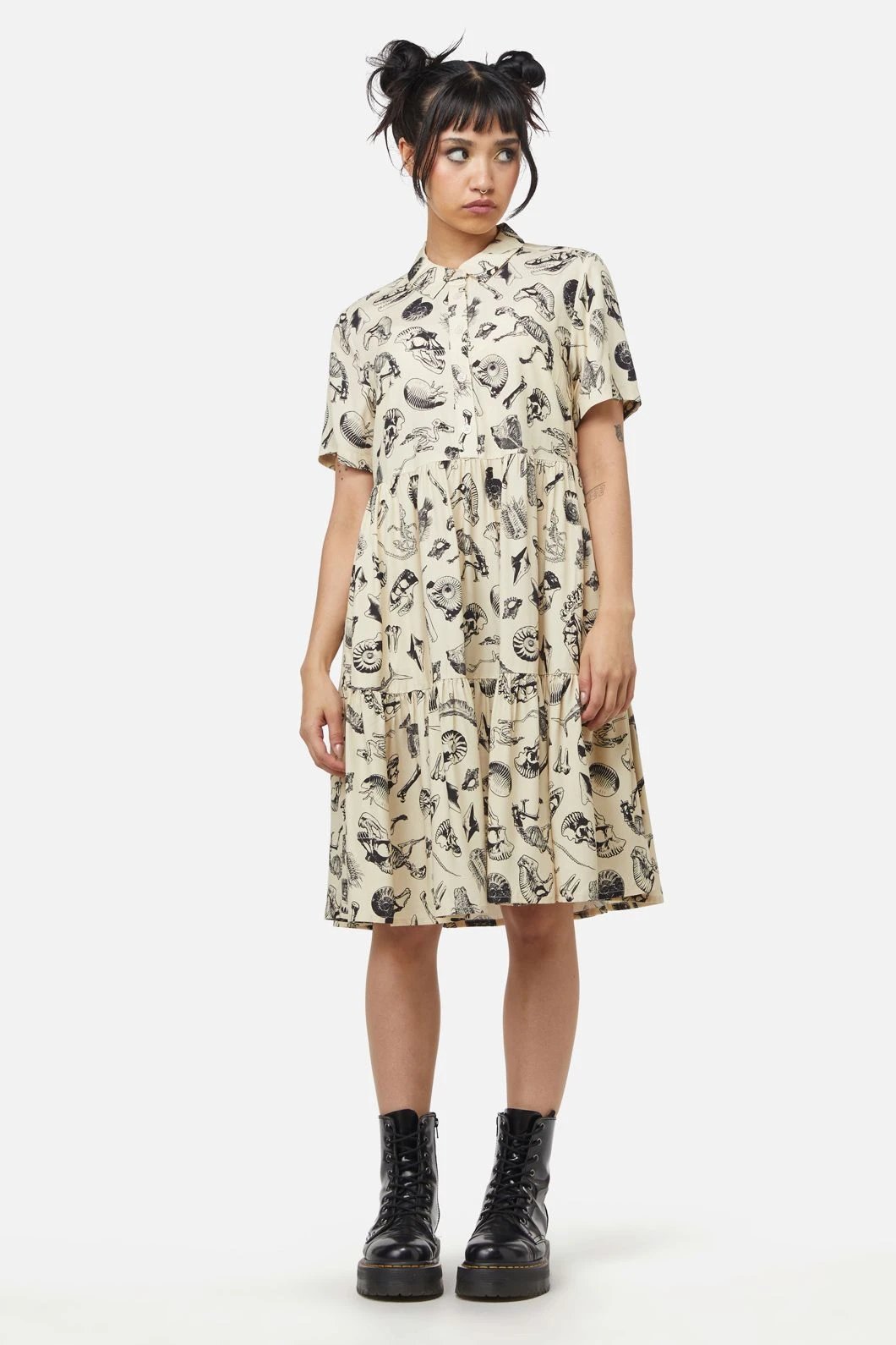 Body Fossils Printed Dress 2 Body Fossils Printed Dress - Image 2