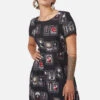 Tarot Spread Print Dress