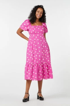 Lucy Polka Dot Midi Dress -Sway & Shine Fashion Sales Store PGFU575105 007 11