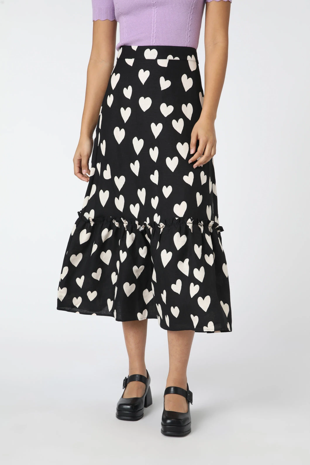Love Hearts Midi Skirt 1 Love Hearts Midi Skirt