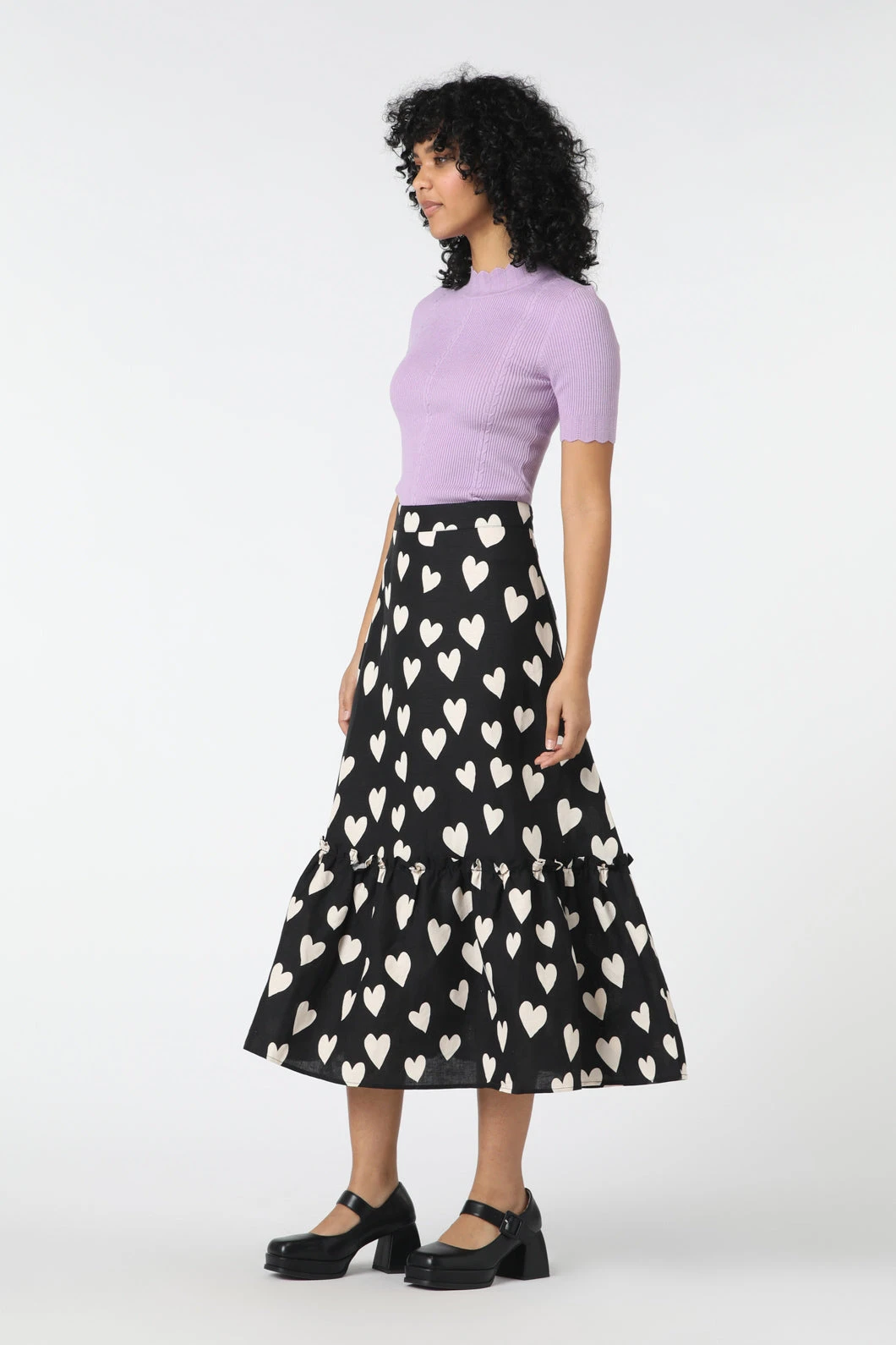 Love Hearts Midi Skirt 3 Love Hearts Midi Skirt - Image 3