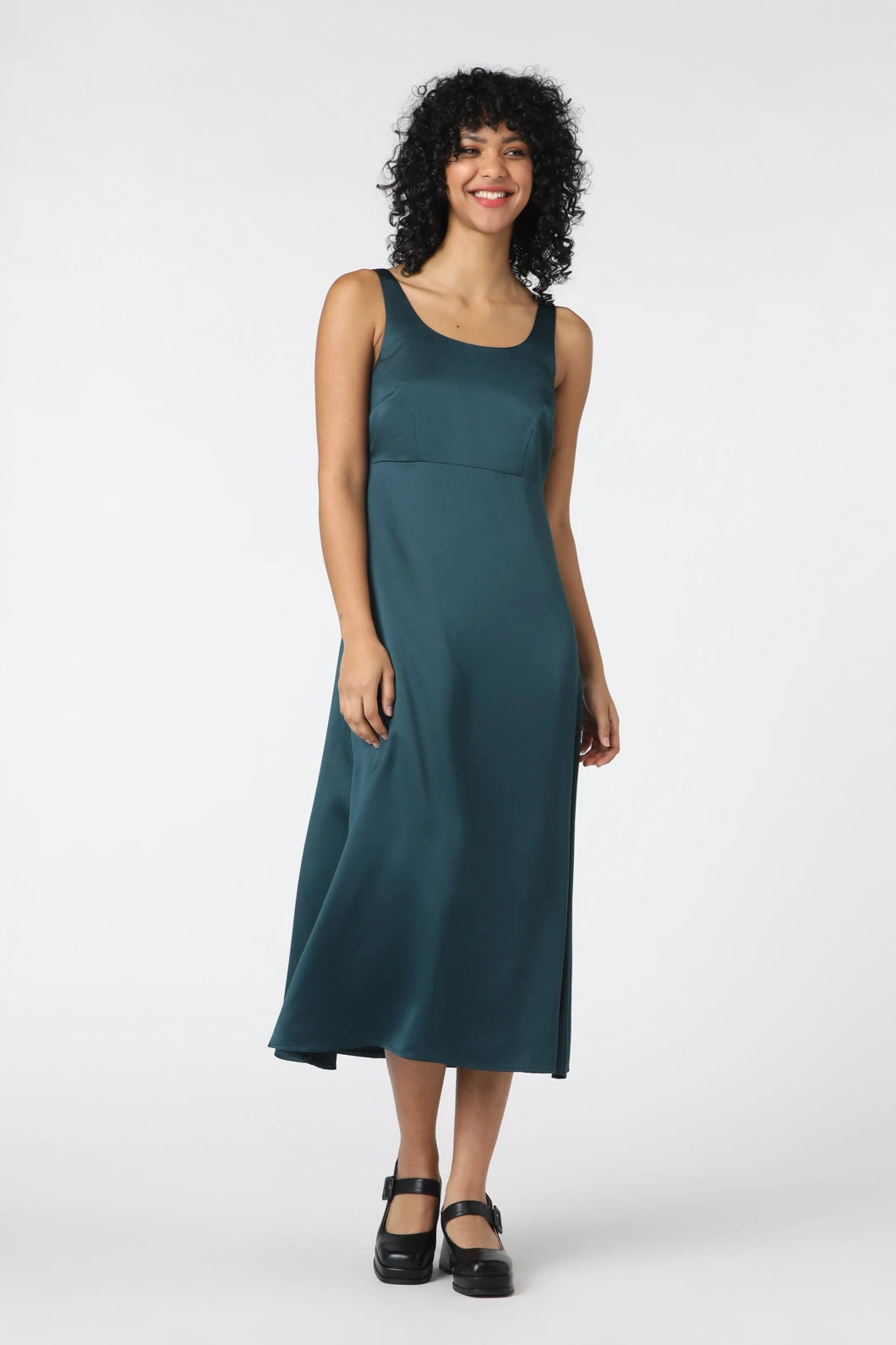 Lara Satin Dress 2 Lara Satin Dress - Image 2