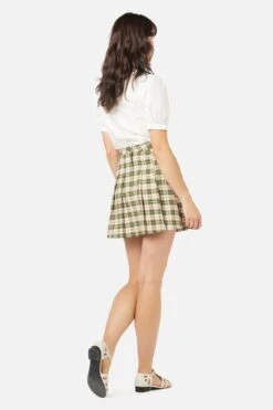 Hazel Check Skirt -Sway & Shine Fashion Sales Store PGFX041 016 4