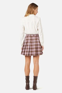 Jeannie Check Mini Skirt -Sway & Shine Fashion Sales Store PGFX292 087 4